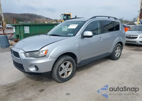 2010 Mitsubishi Outlander Es z USA, uszkodzony, nr VIN JA4AT2AW0AZ009931